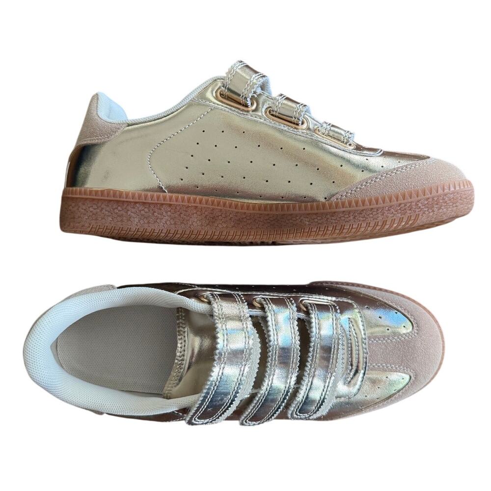 Shimmering Gold Women's Sneakers